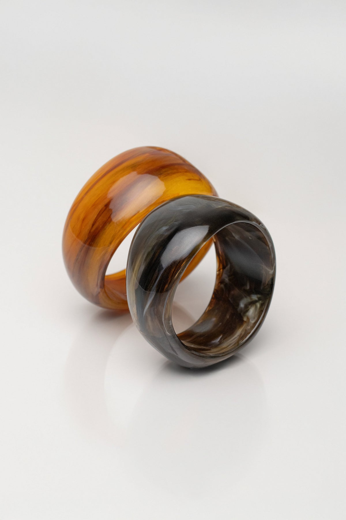 Amber Tortoise Shell Bracelet Set