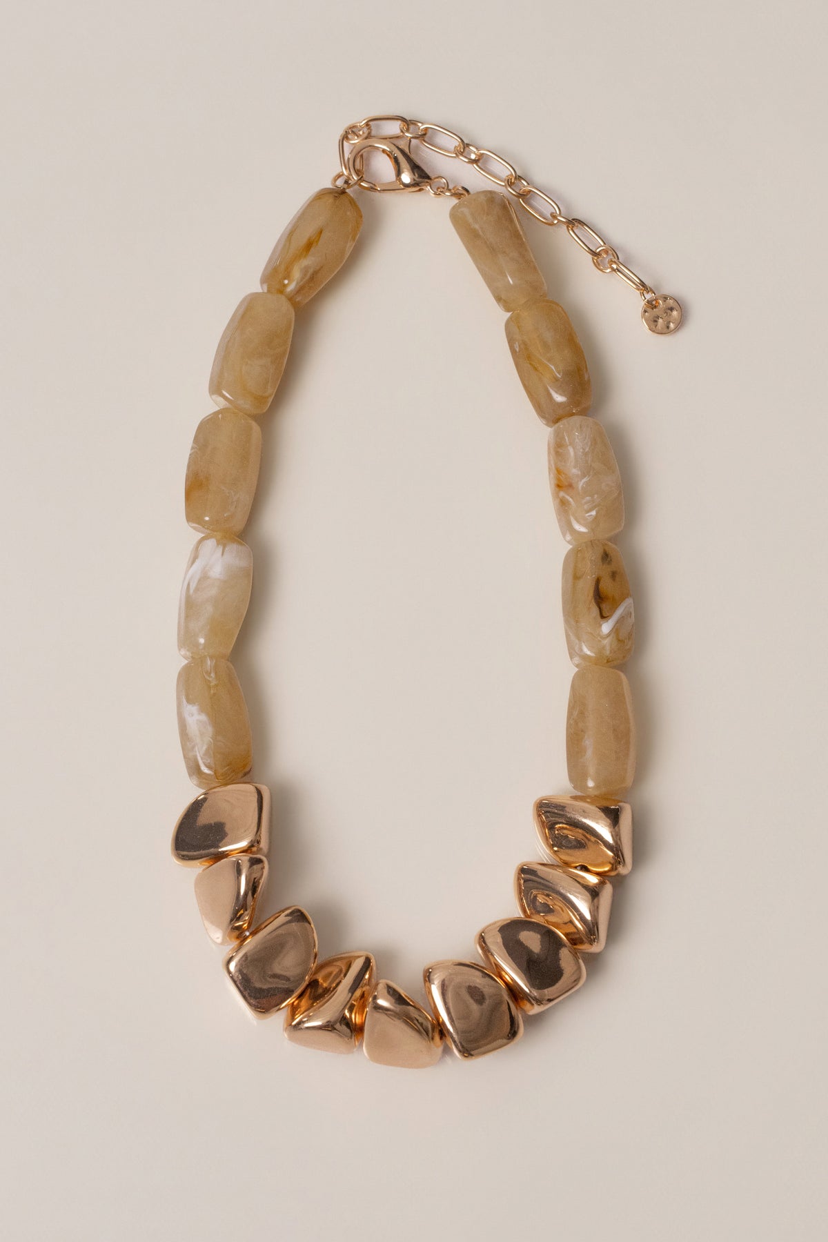 Ivory Alessia Beaded Necklace