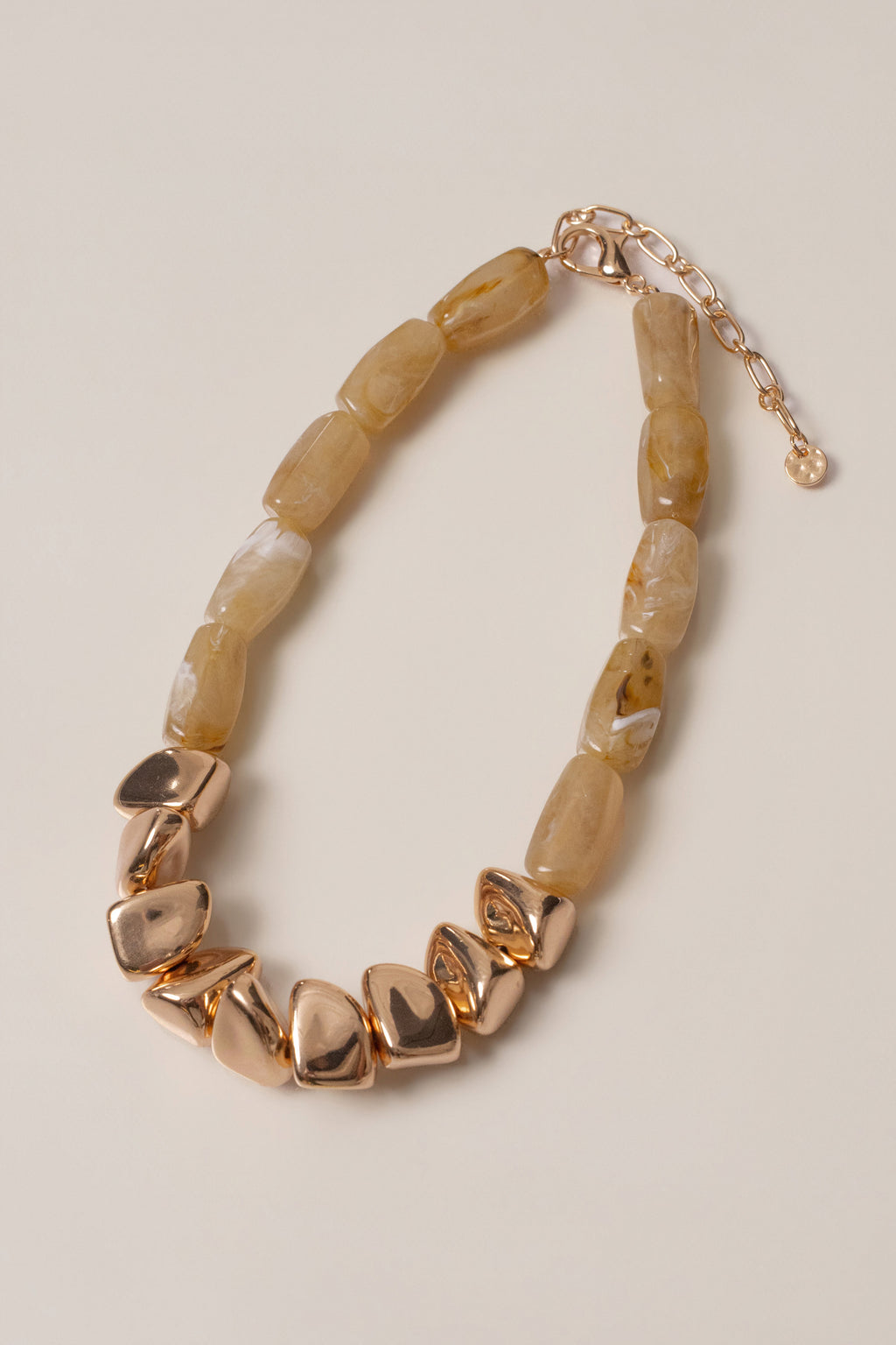 Ivory Alessia Beaded Necklace