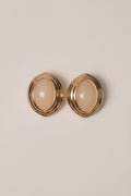Ivory Inner Glow Stone Earrings