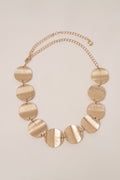 Gold Disc Chain Waist Belt