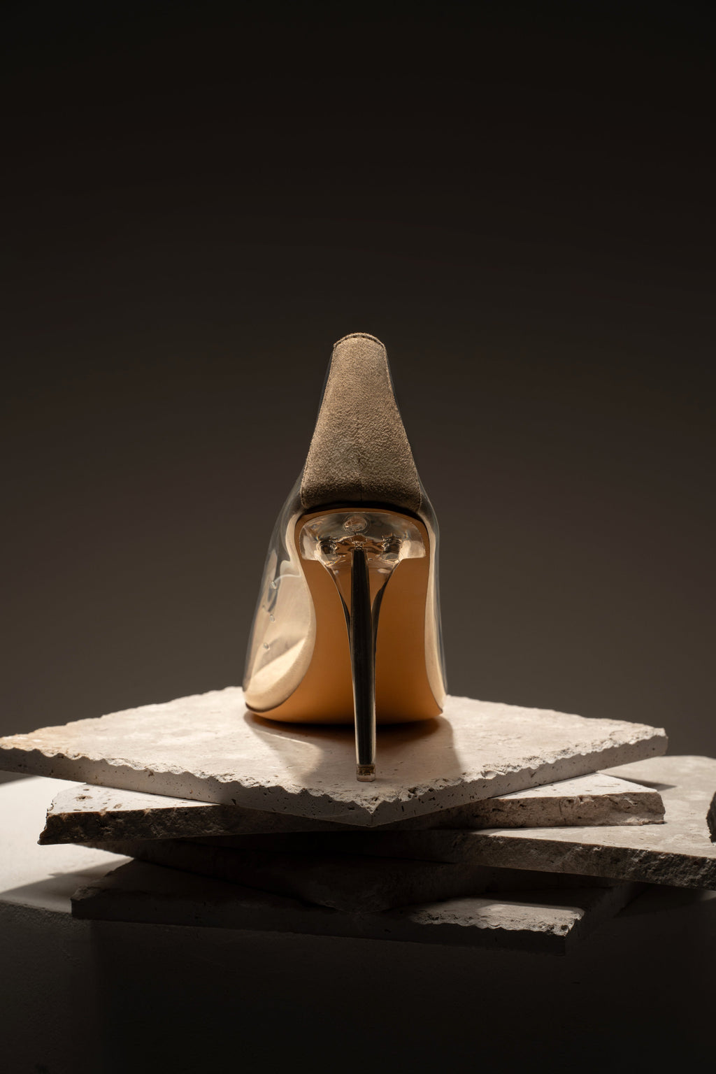Glass Doll Clear Pumps