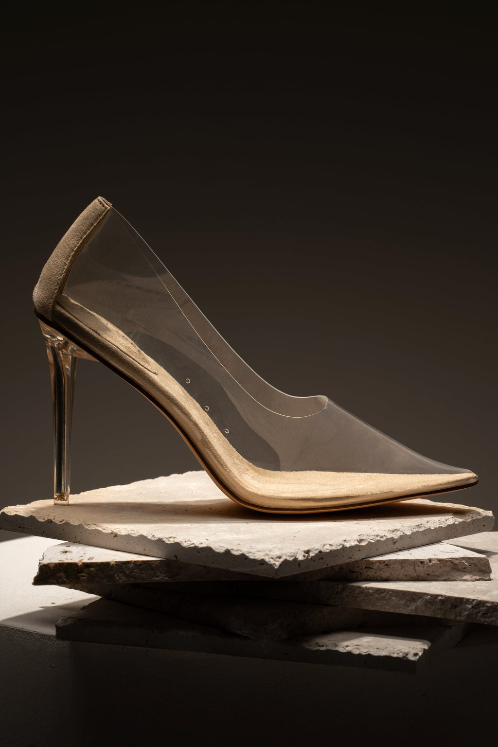 Glass Doll Clear Pumps