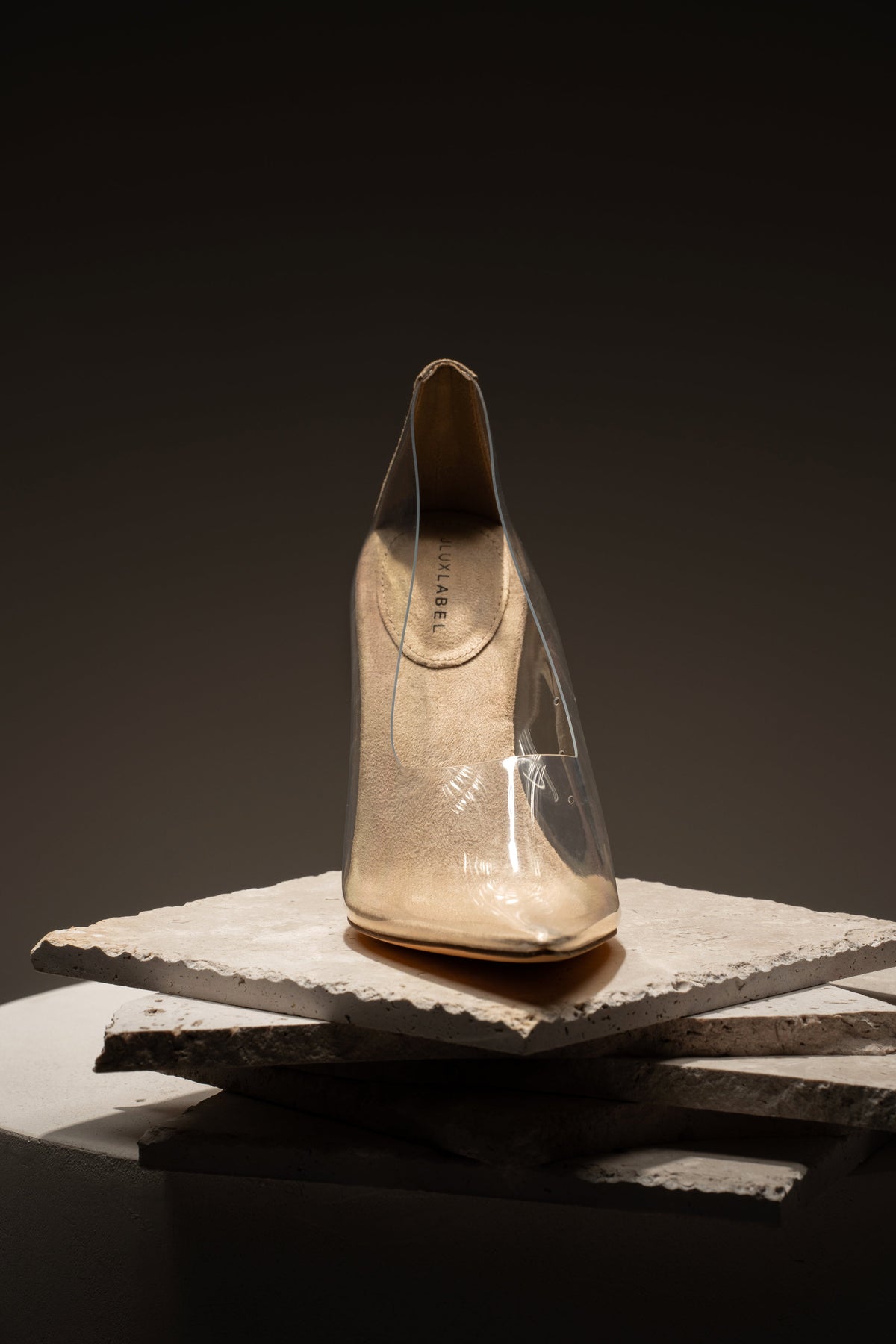 Glass Doll Clear Pumps
