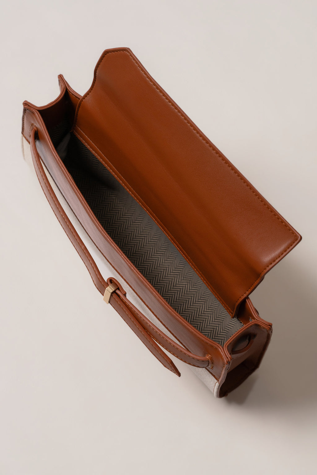 Ivory Windsor Canvas Handbag