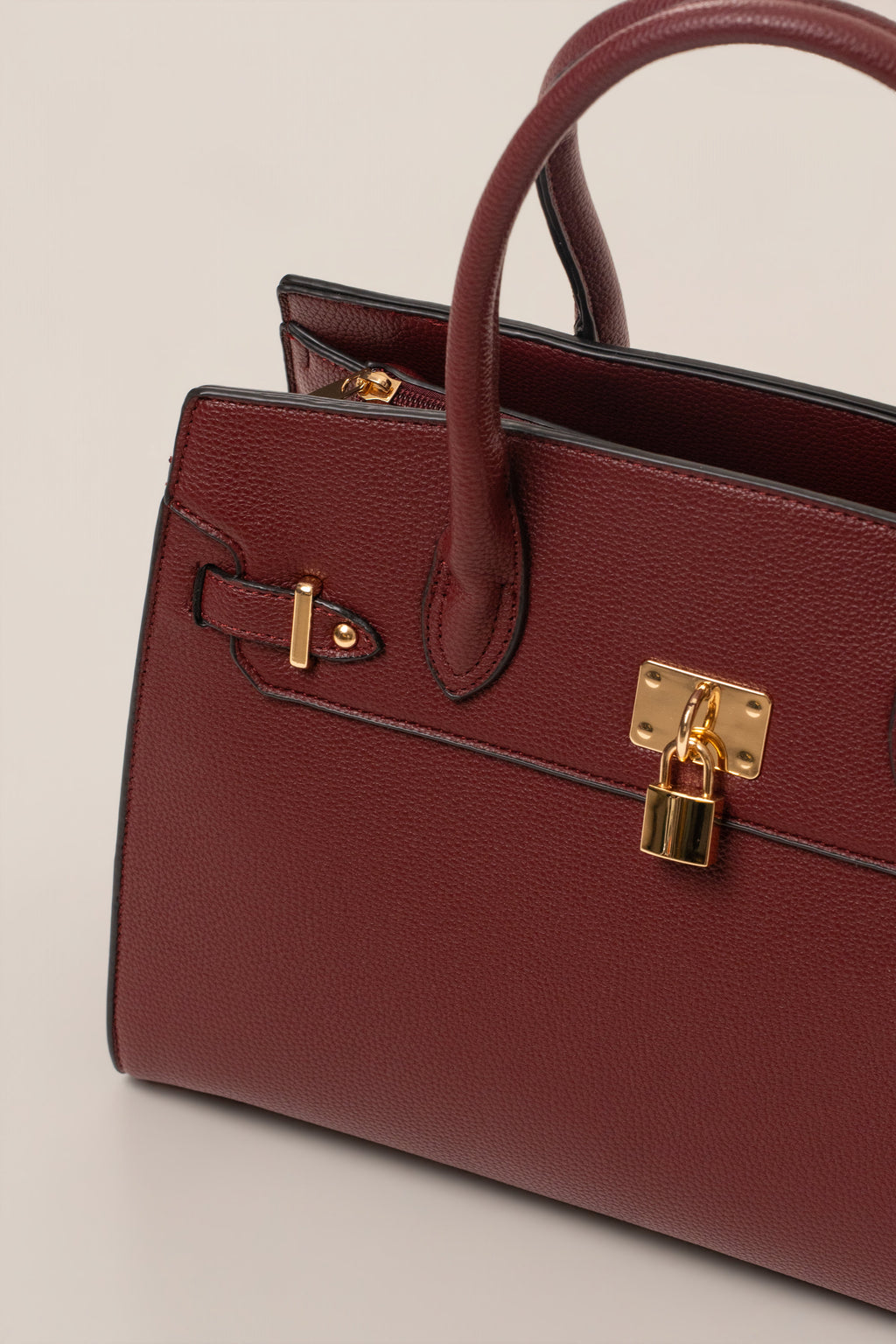Burgundy Alva Handbag