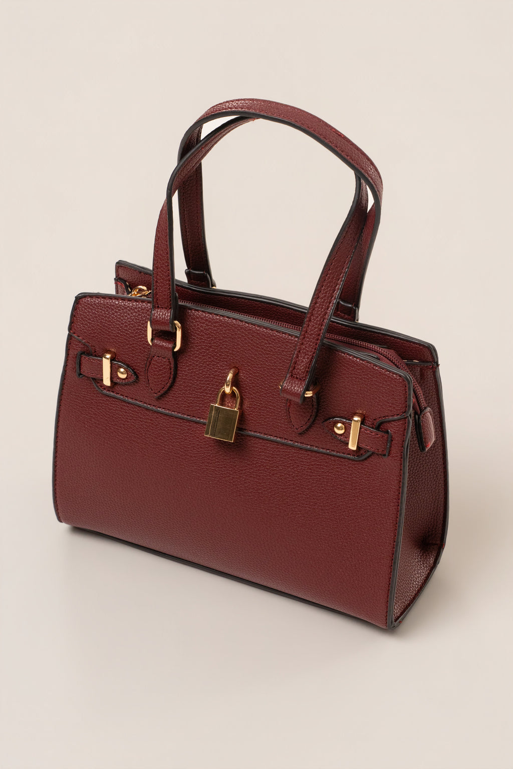 Burgundy Alva Handbag