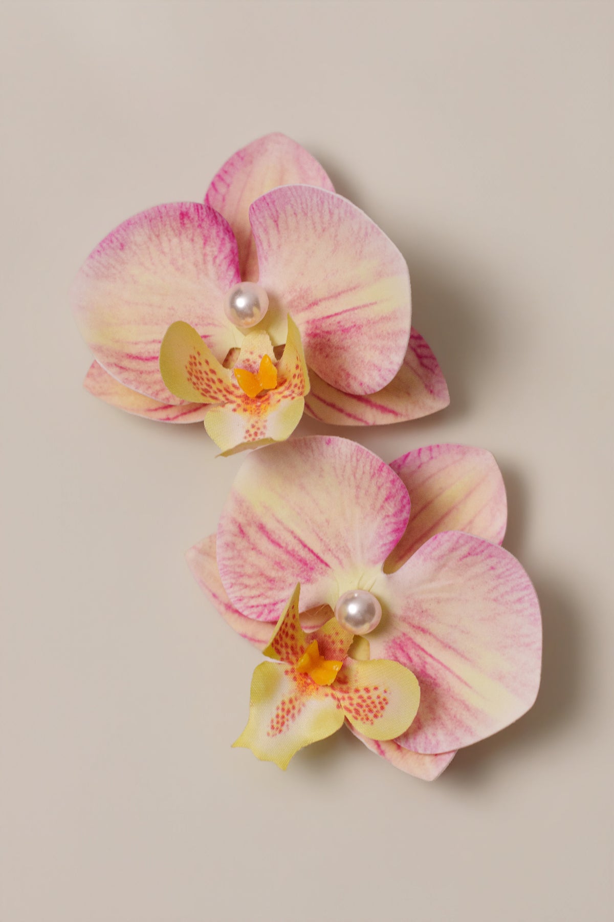 Yellow Island Bloom Hair Clip Set