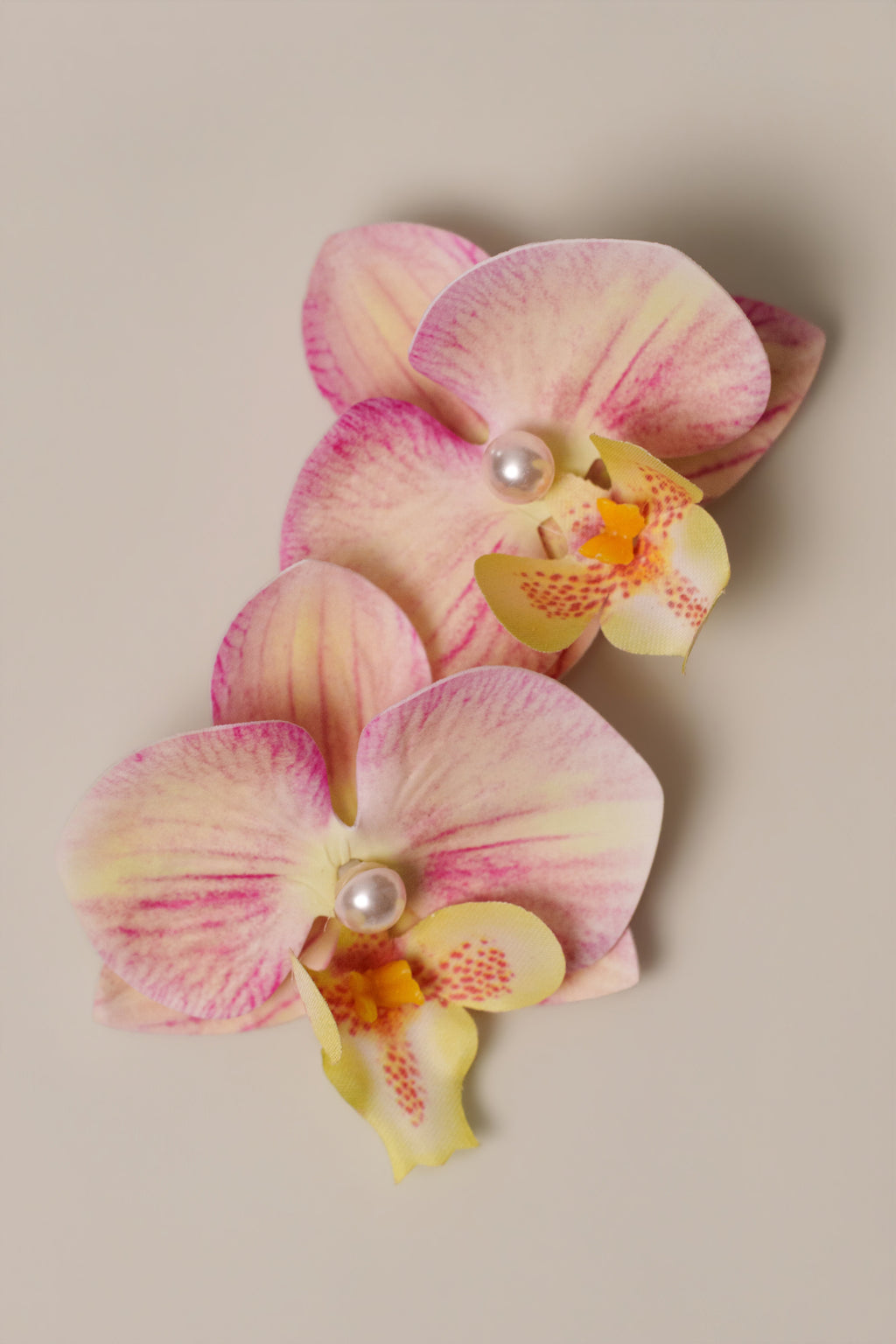 Yellow Island Bloom Hair Clip Set