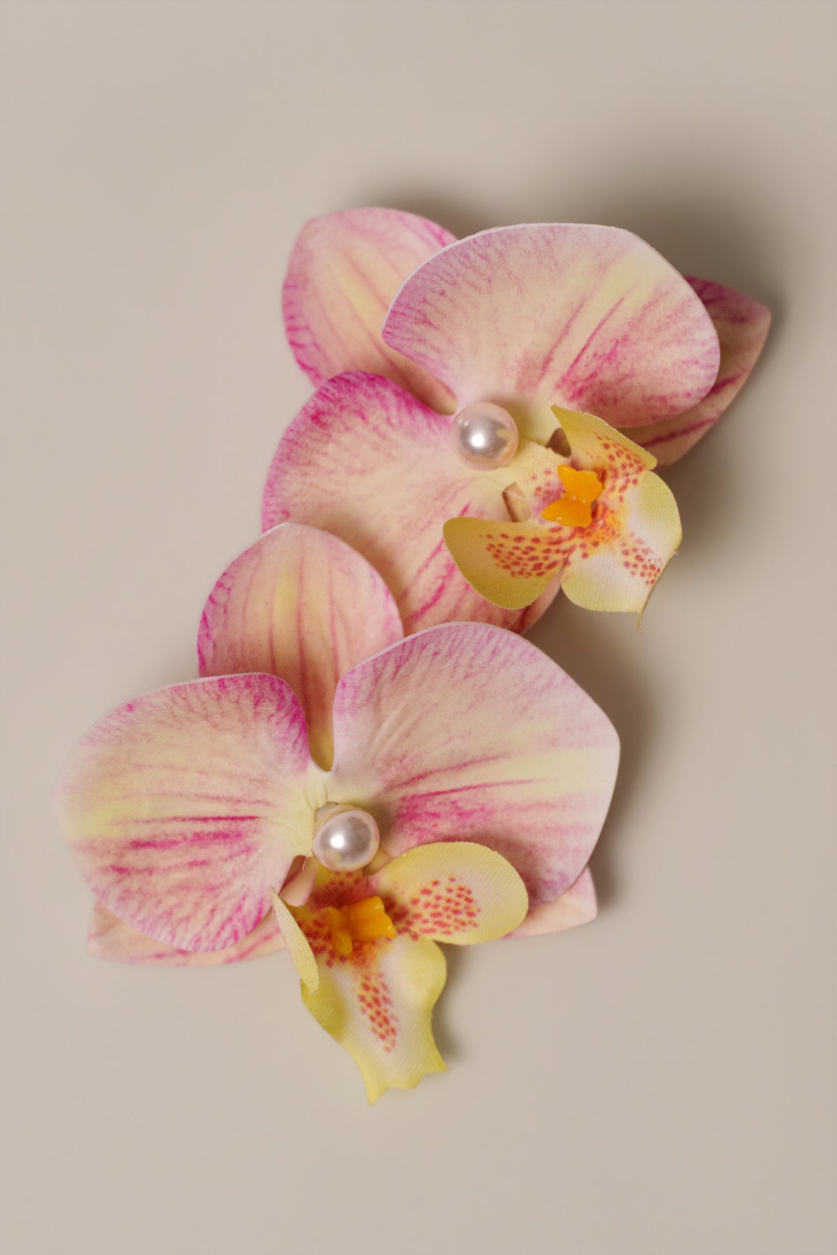 Yellow Island Bloom Hair Clip Set