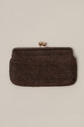 Chocolate Sunkissed Clasp Clutch