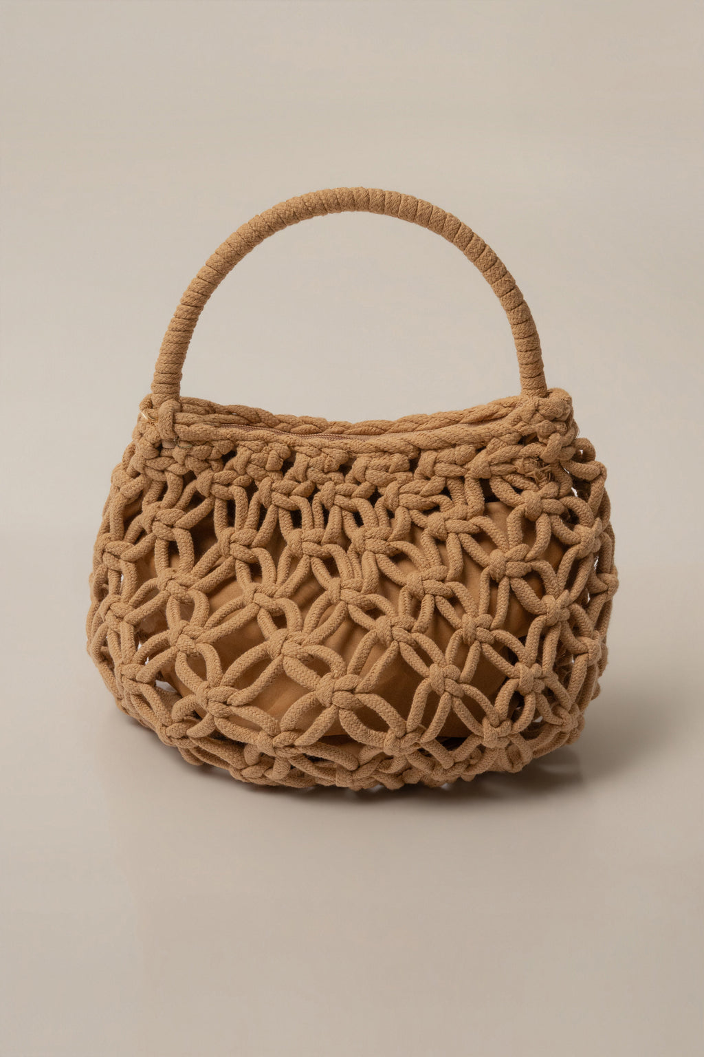 Beige Warm Waters Woven Bag
