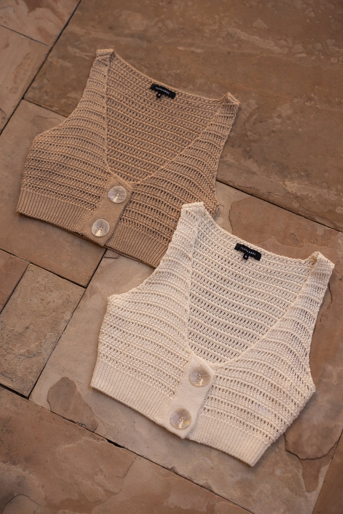 Ivory Salmah Crochet Top
