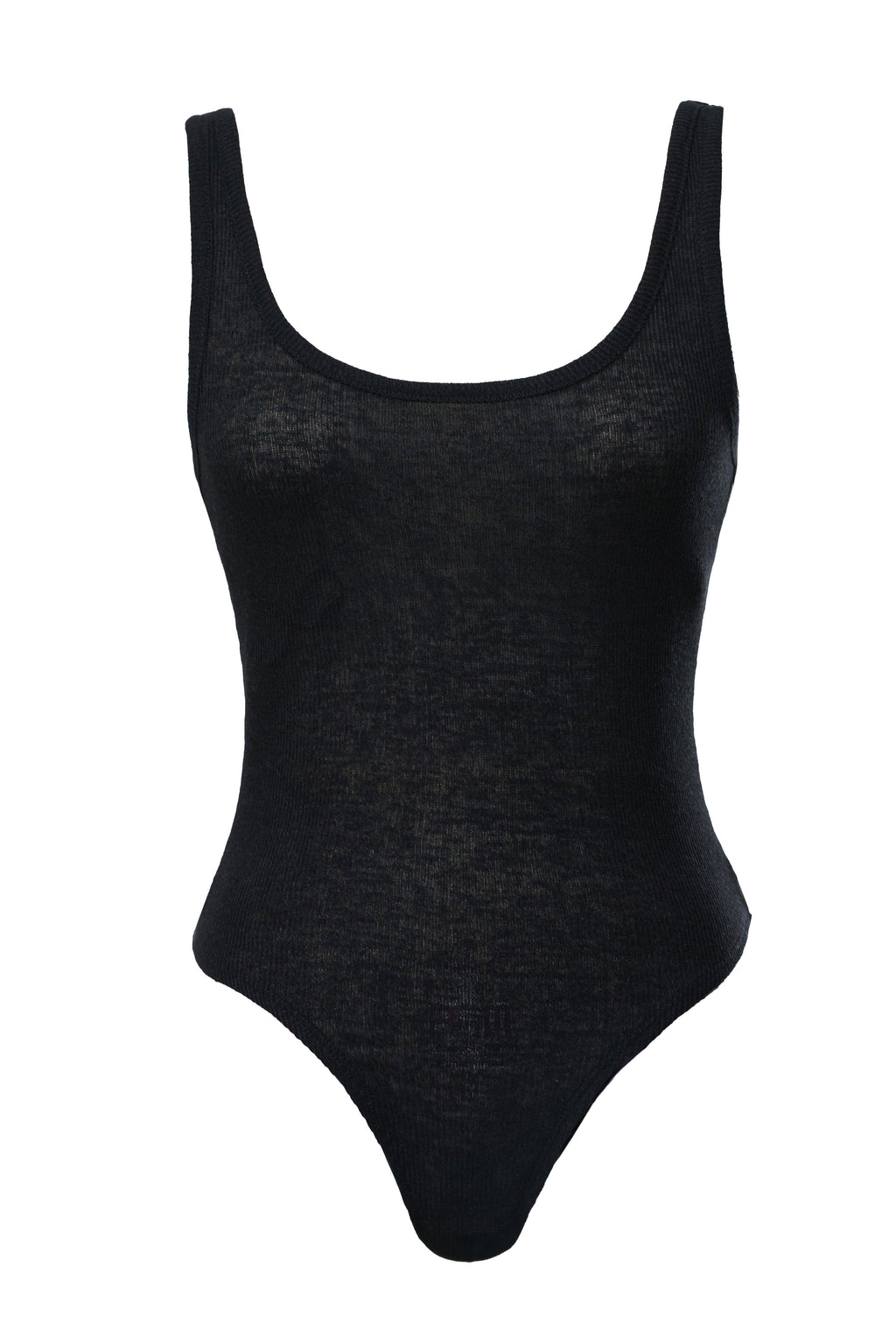 Black The Basis Knit Bodysuit