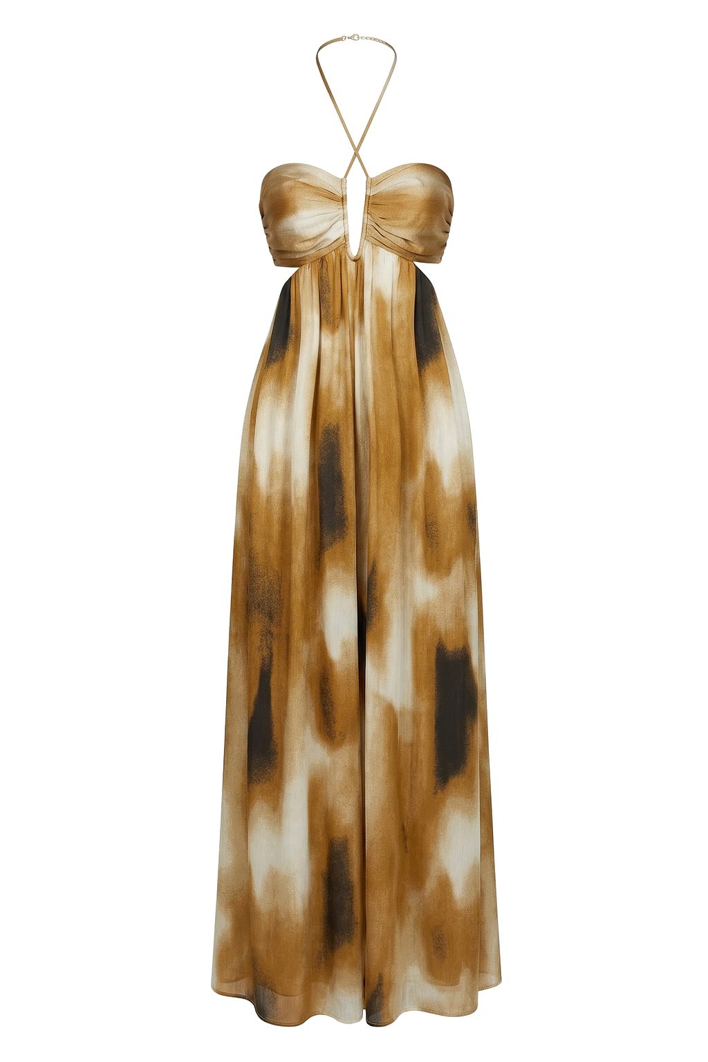 Gold Safari Sunset Jumpsuit
