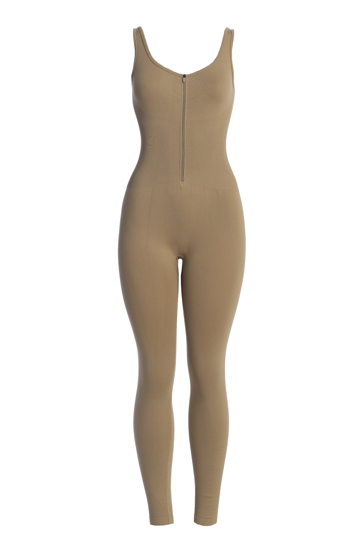 Beige Pure Form Jumpsuit