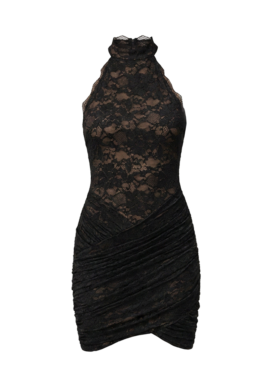 Black Lace Affair Mini Dress