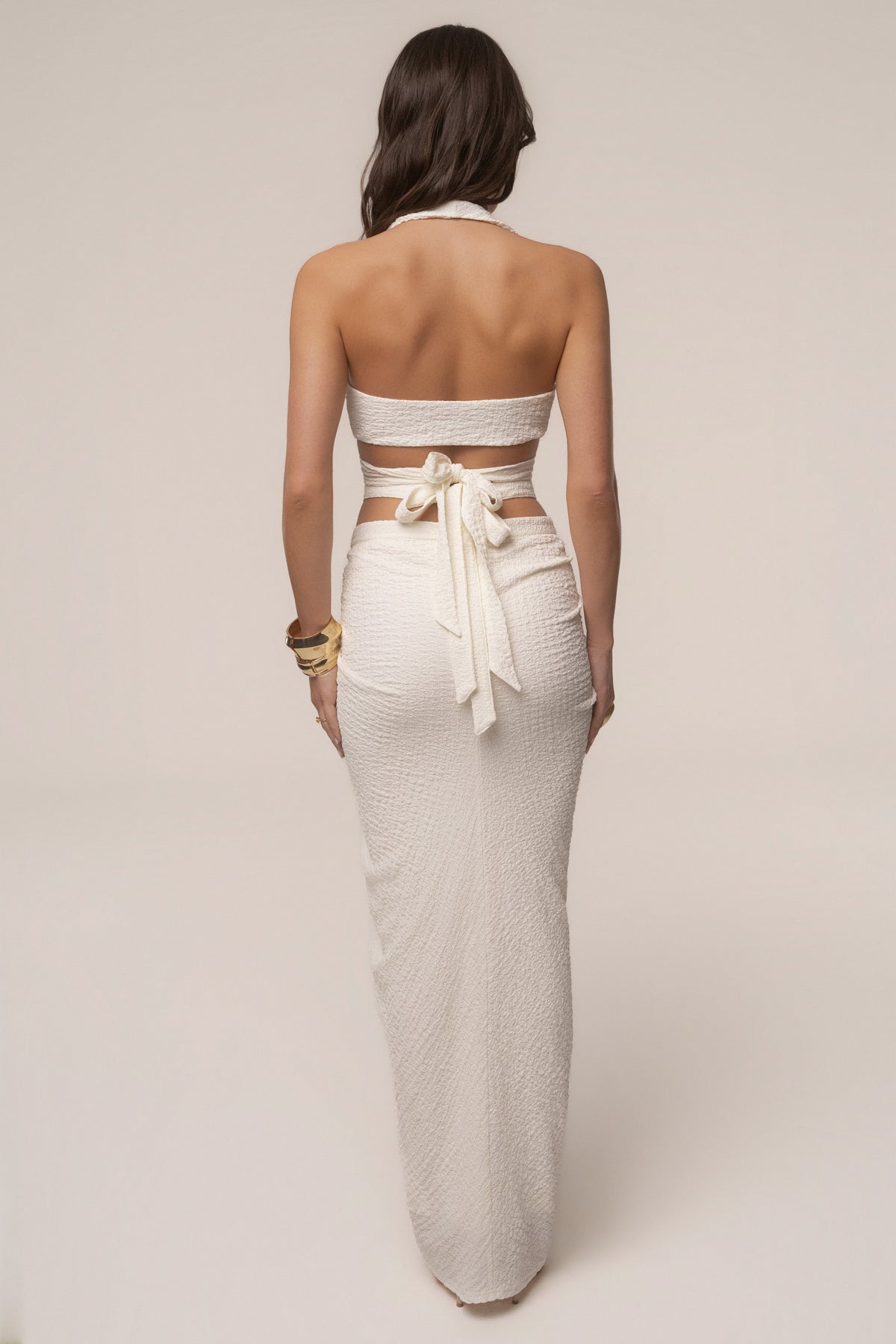 Ivory Cabana Halter top