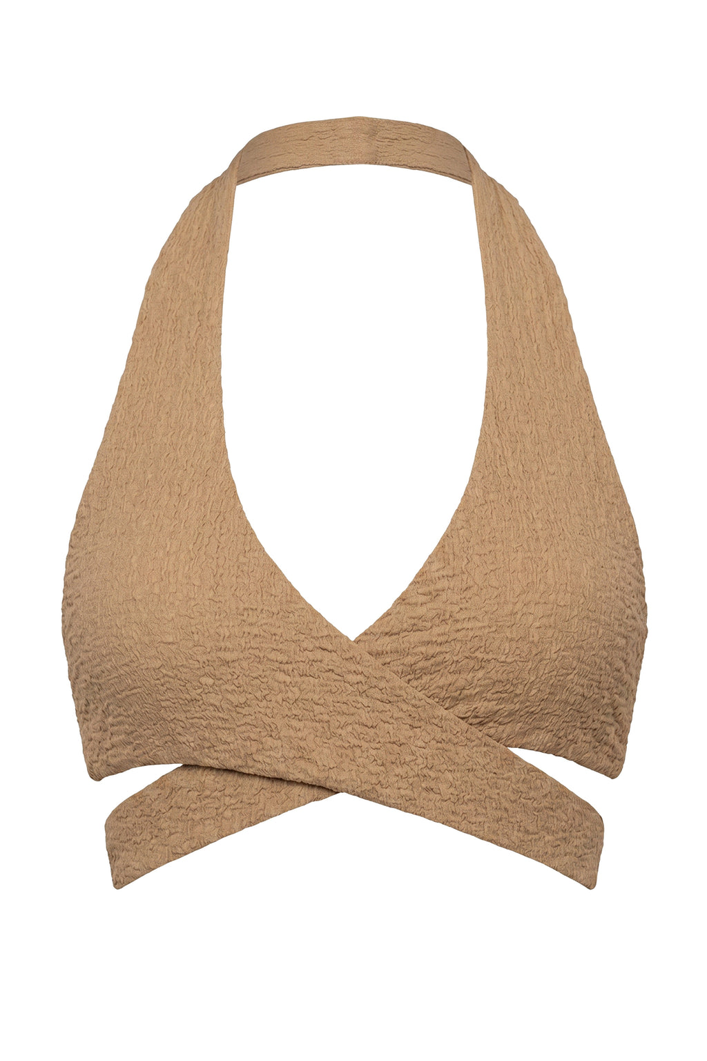 Beige Cabana Halter top