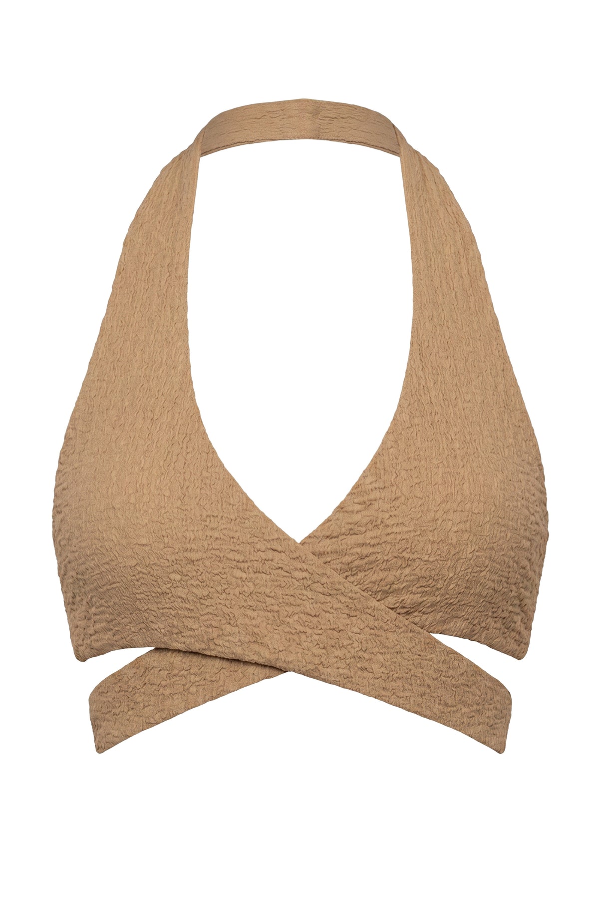 Beige Cabana Halter top