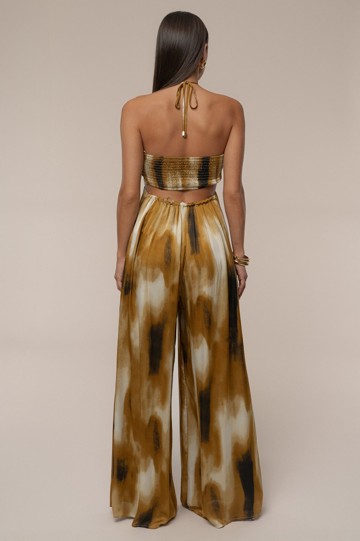 Gold Safari Sunset Jumpsuit