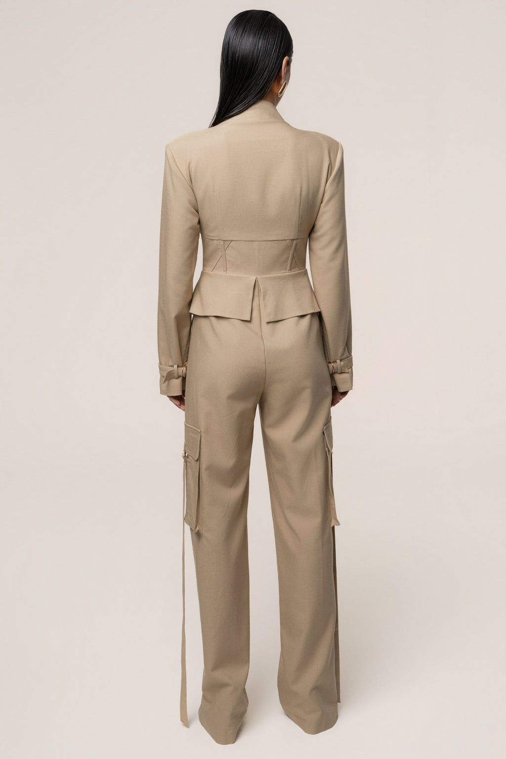 Stone Day Off Cargo Jumpsuit