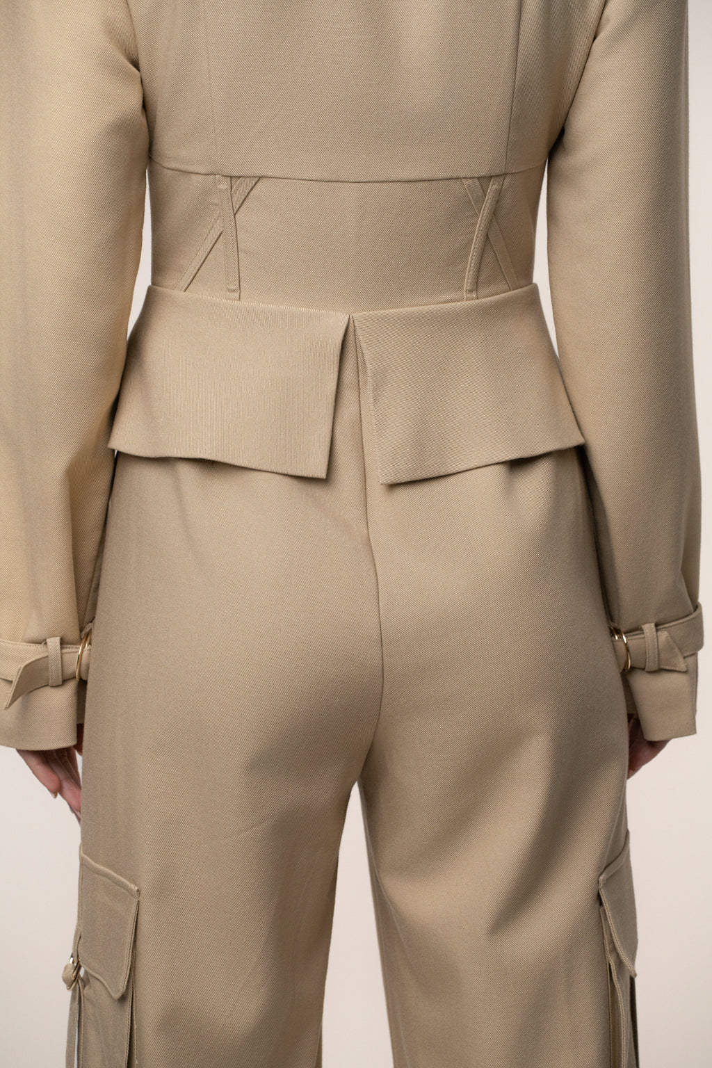 Stone Day Off Cargo Jumpsuit