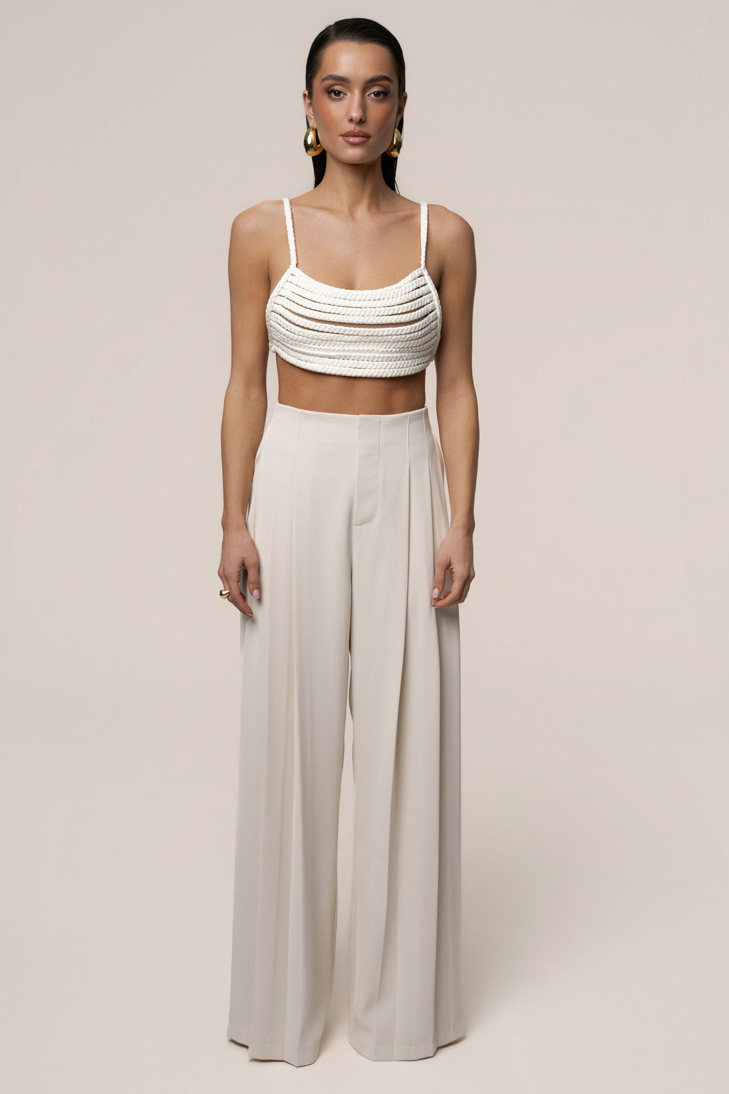 Ivory Sofie Braided Top