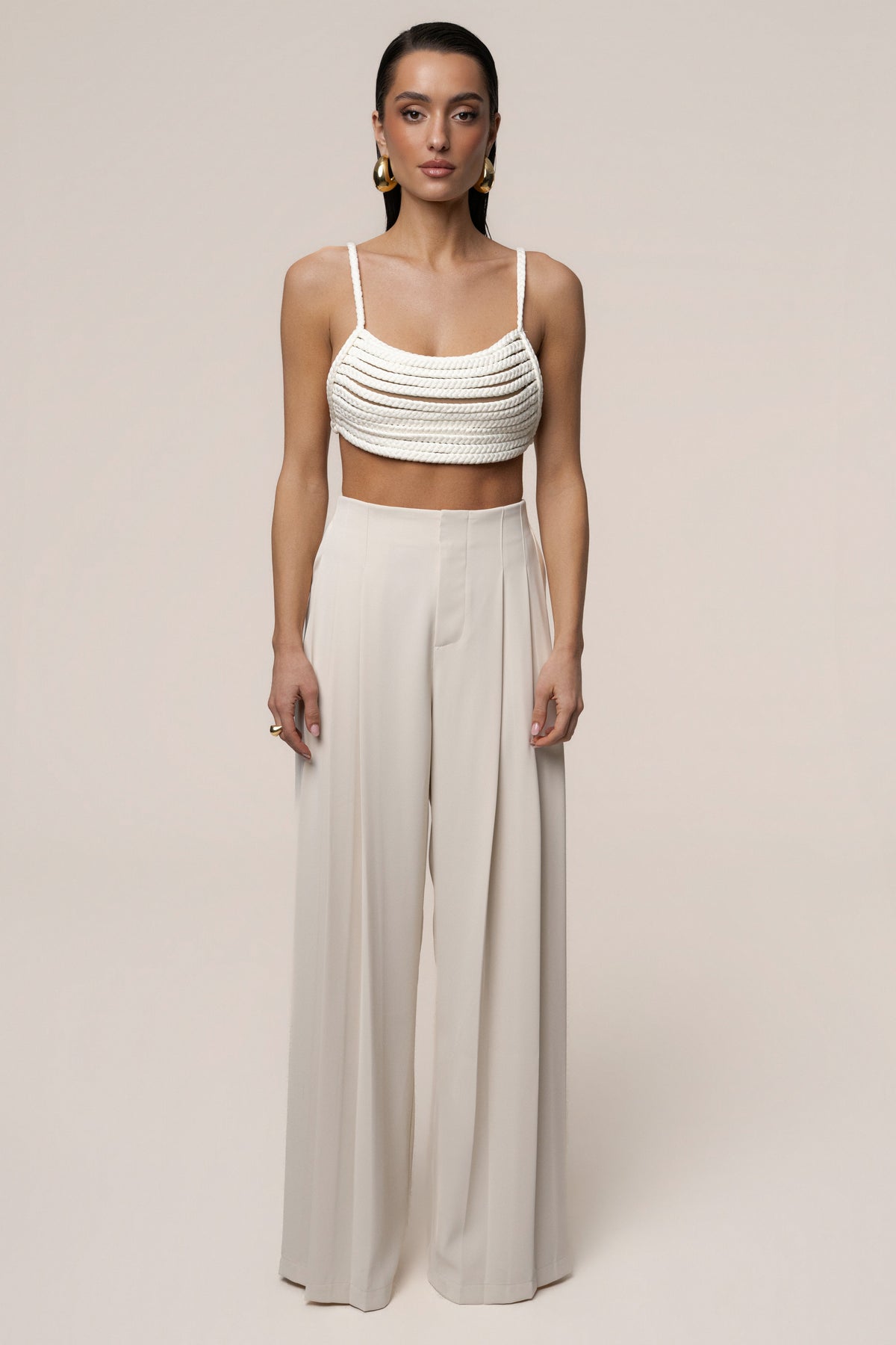 Ivory Sofie Braided Top