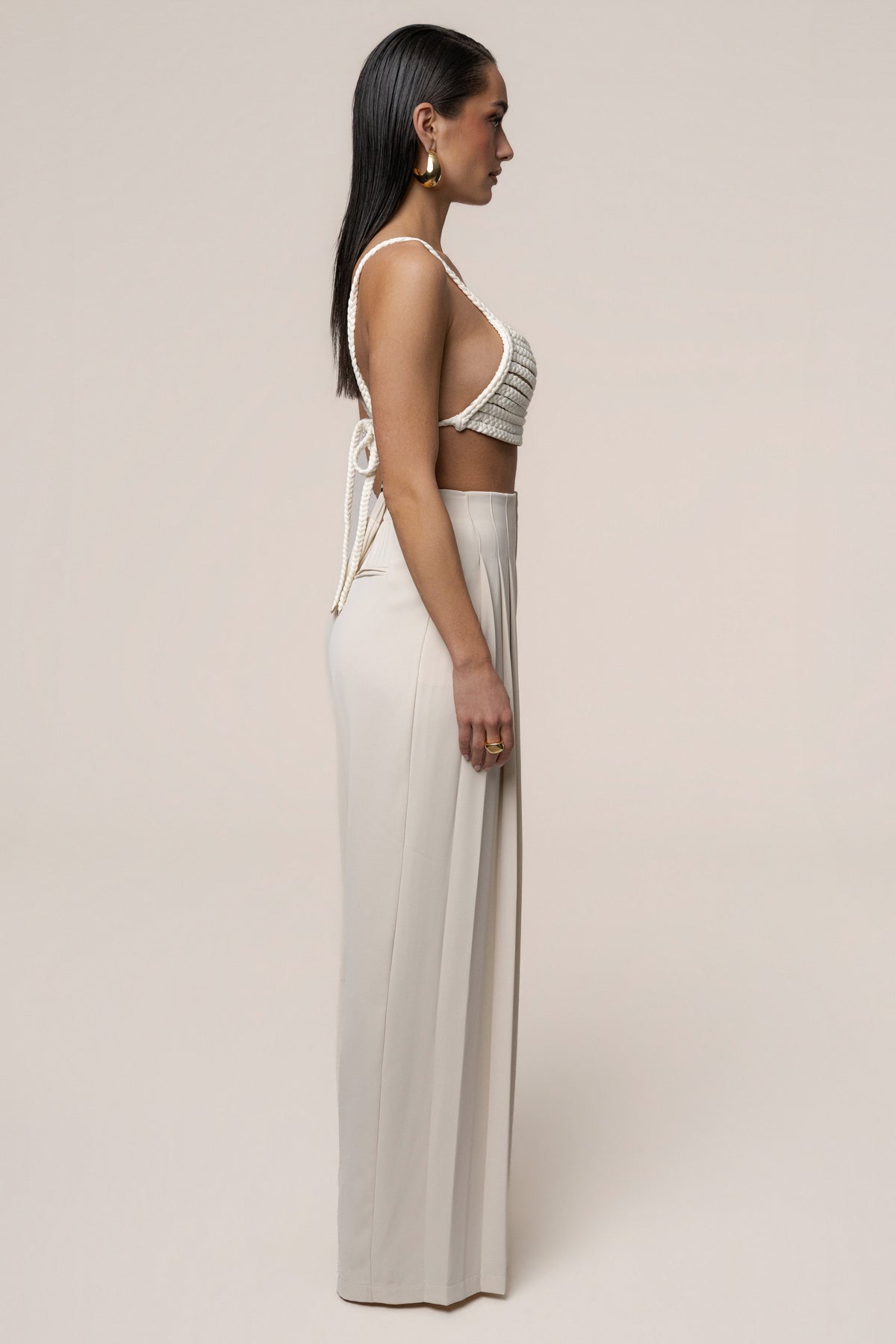 Ivory Sofie Braided Top