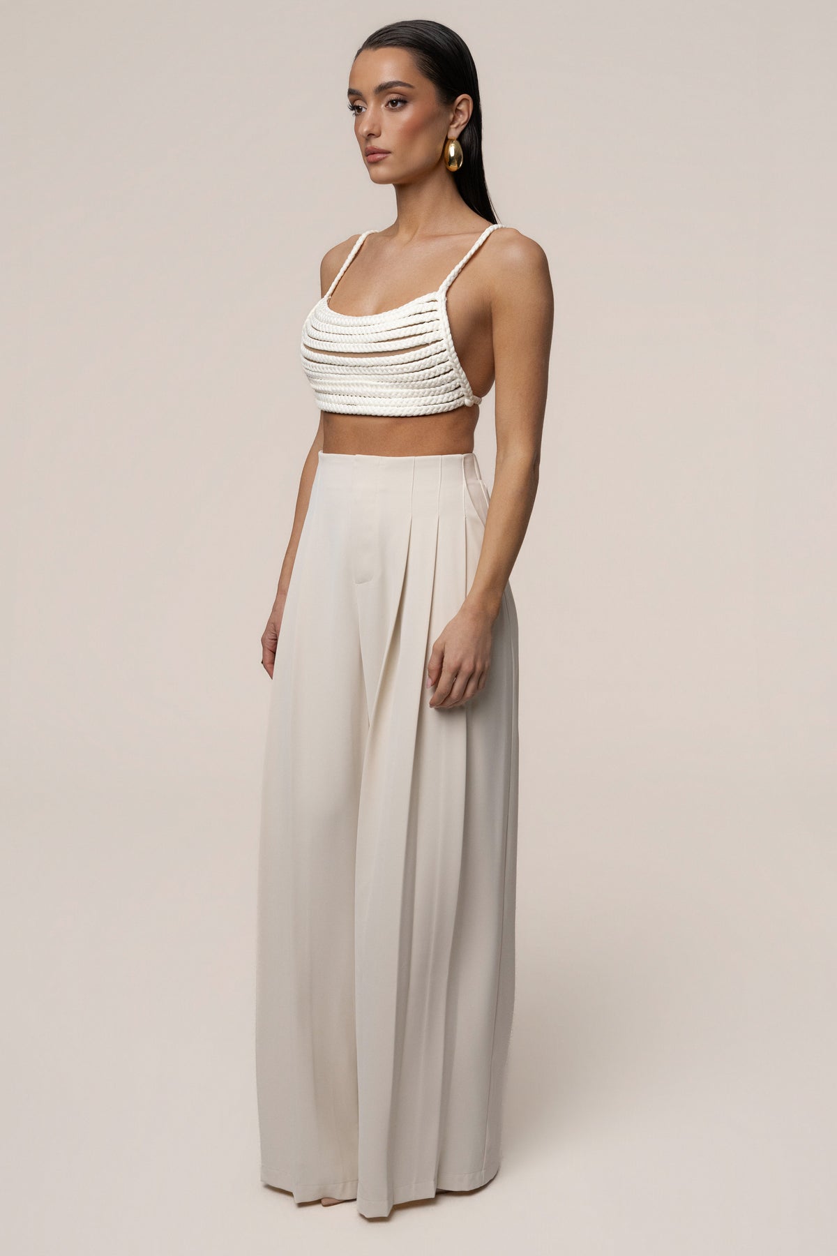 Ivory Sofie Braided Top