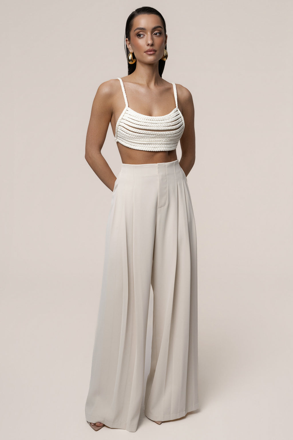 Ivory Sofie Braided Top