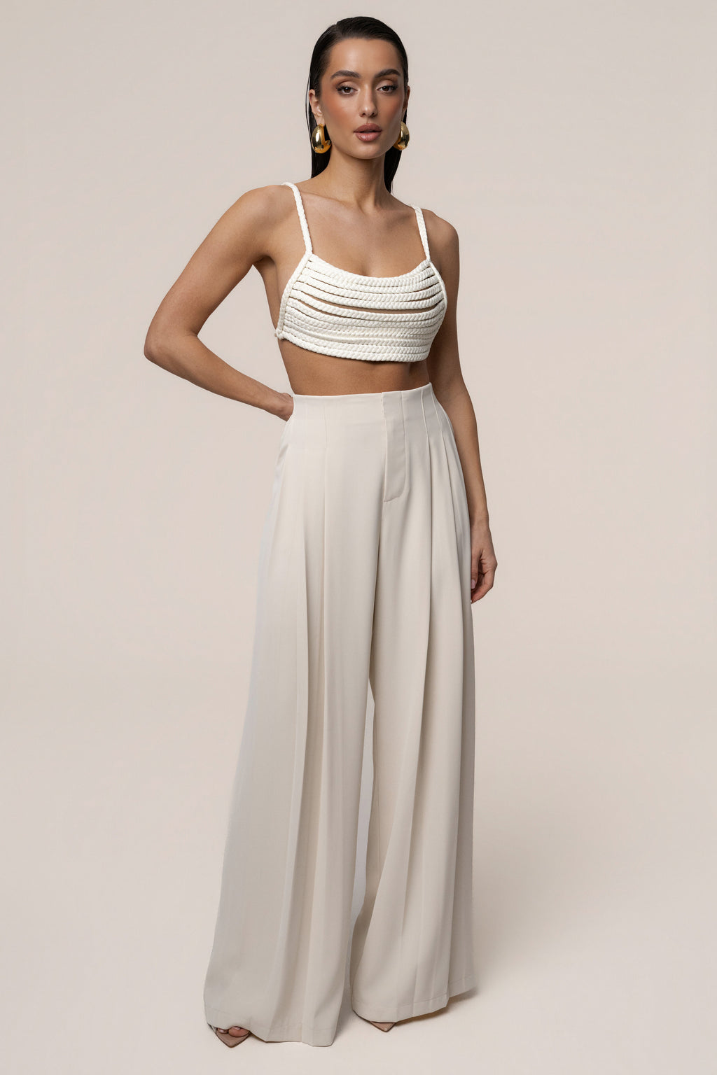Ivory Sofie Braided Top
