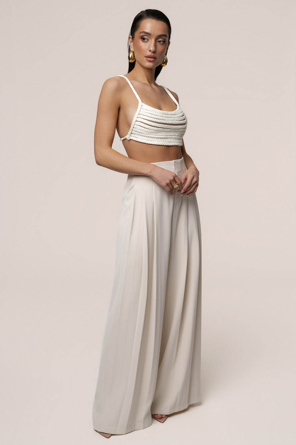 Ivory Sofie Braided Top
