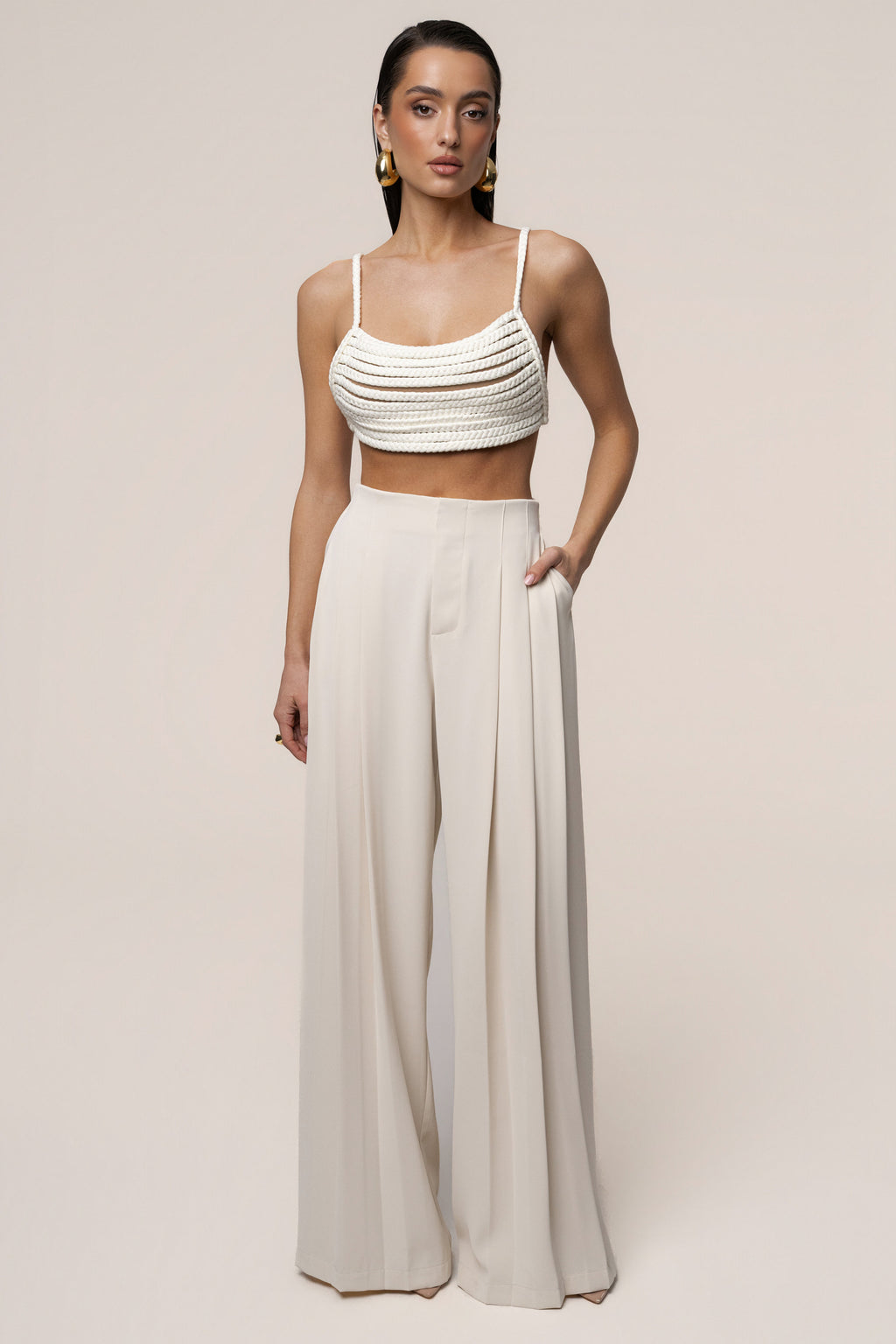 Ivory Sofie Braided Top