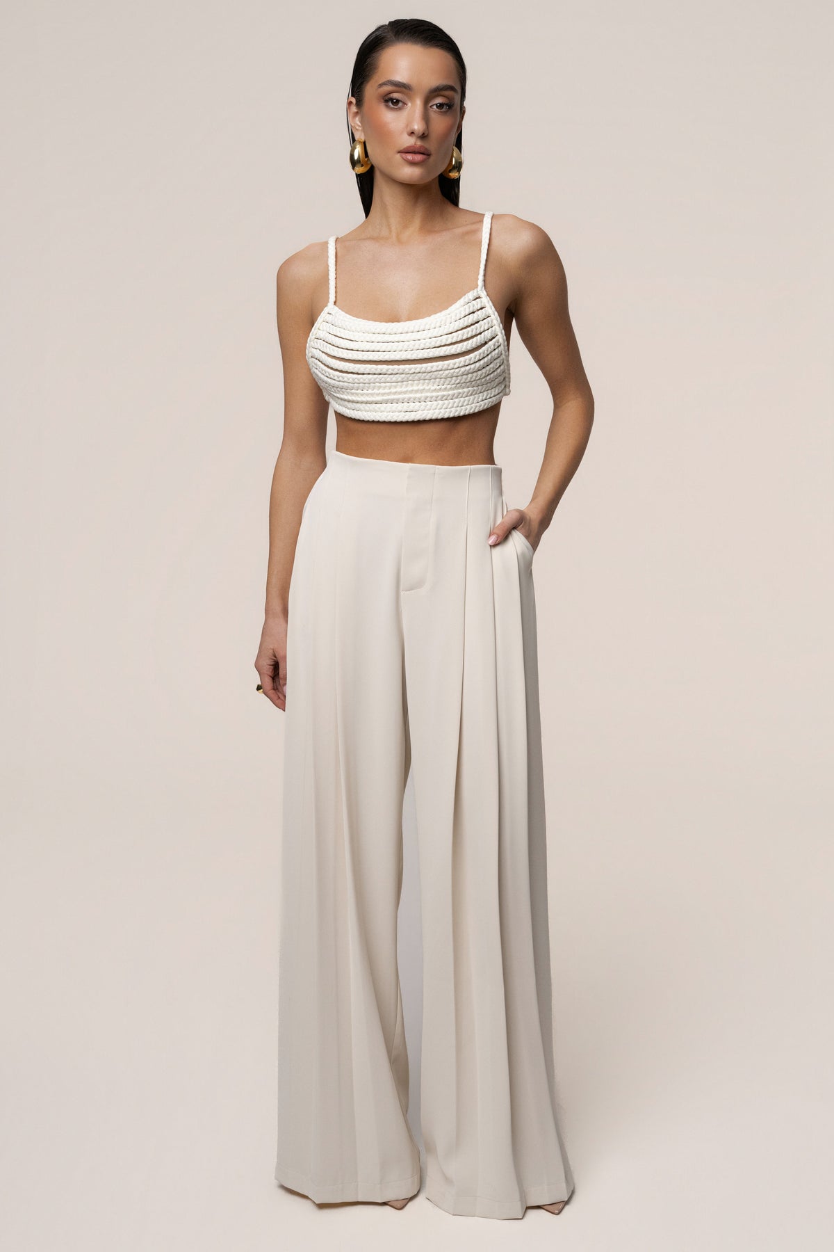 Ivory Sofie Braided Top