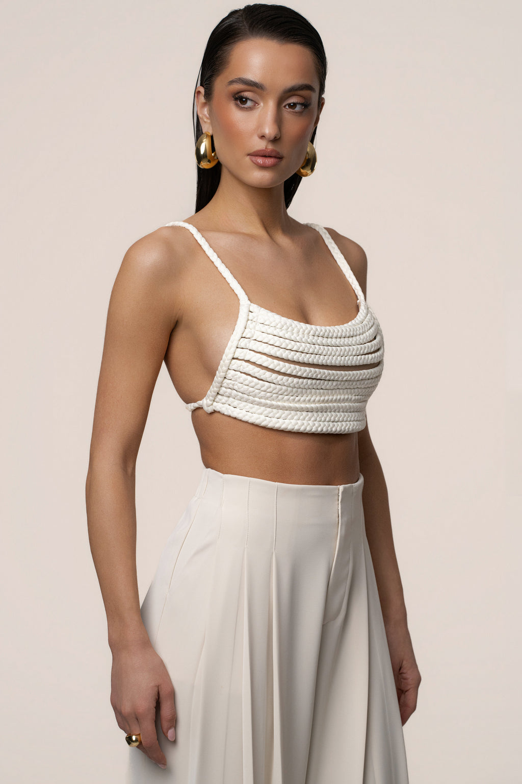 Ivory Sofie Braided Top