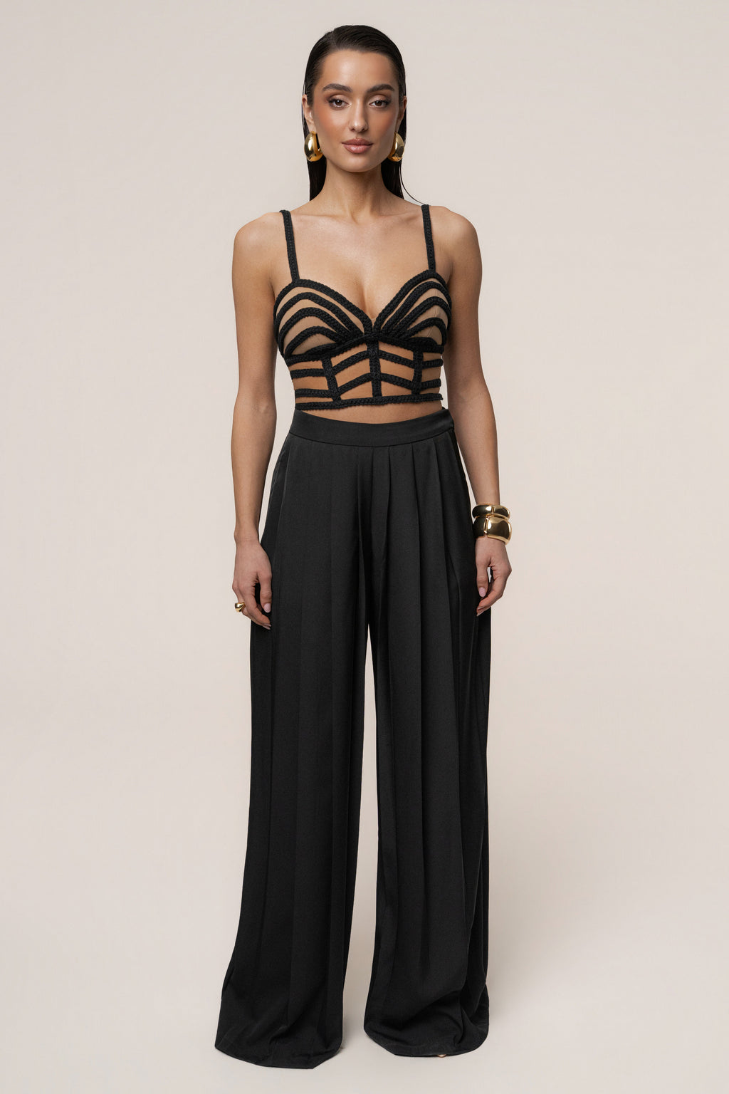 Black Serenity Bay Top
