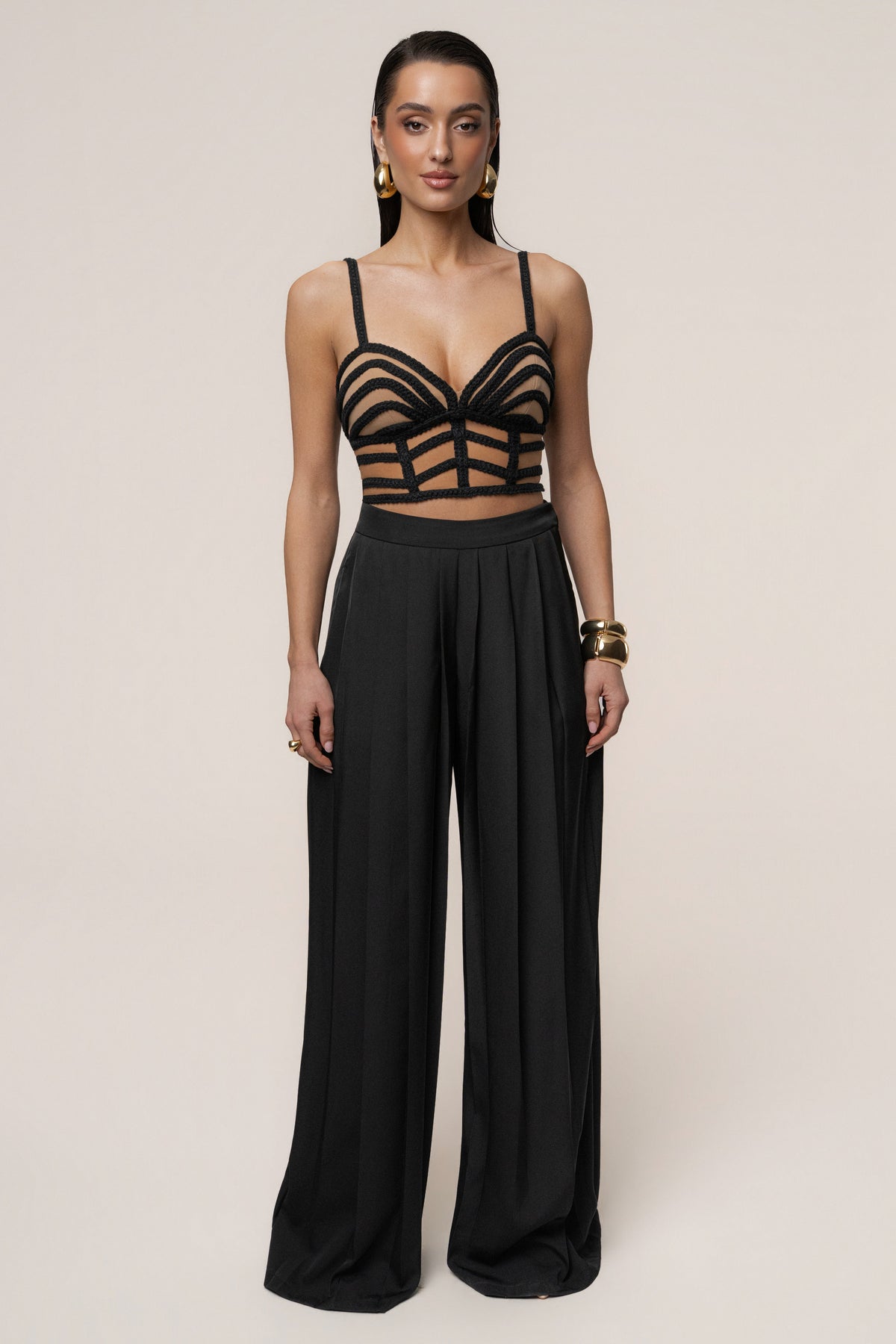 Black Serenity Bay Top