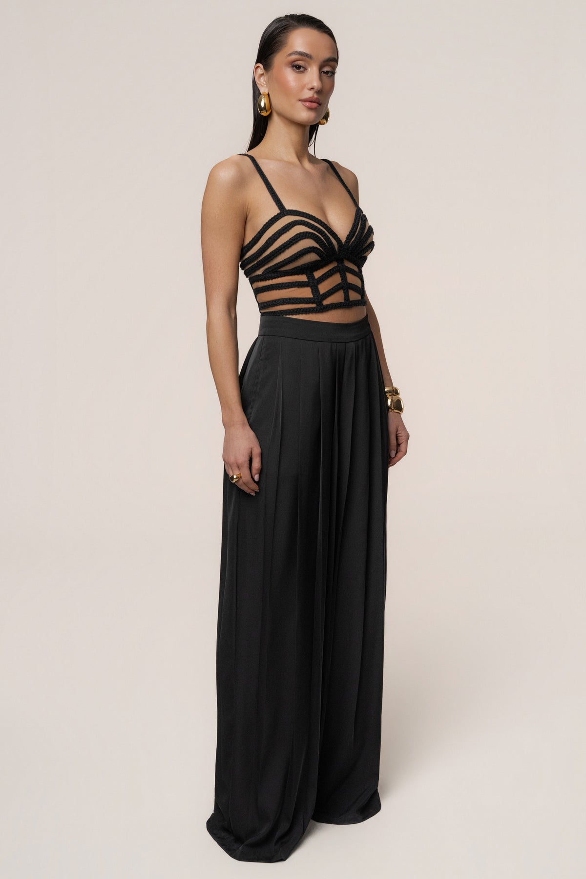 Black Serenity Bay Top