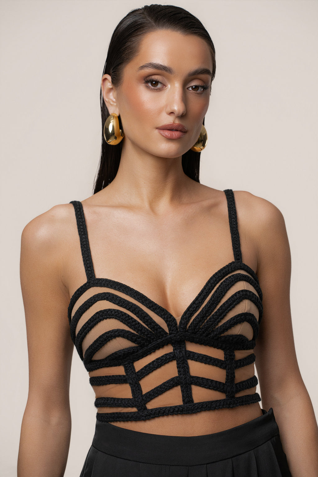 Black Serenity Bay Top