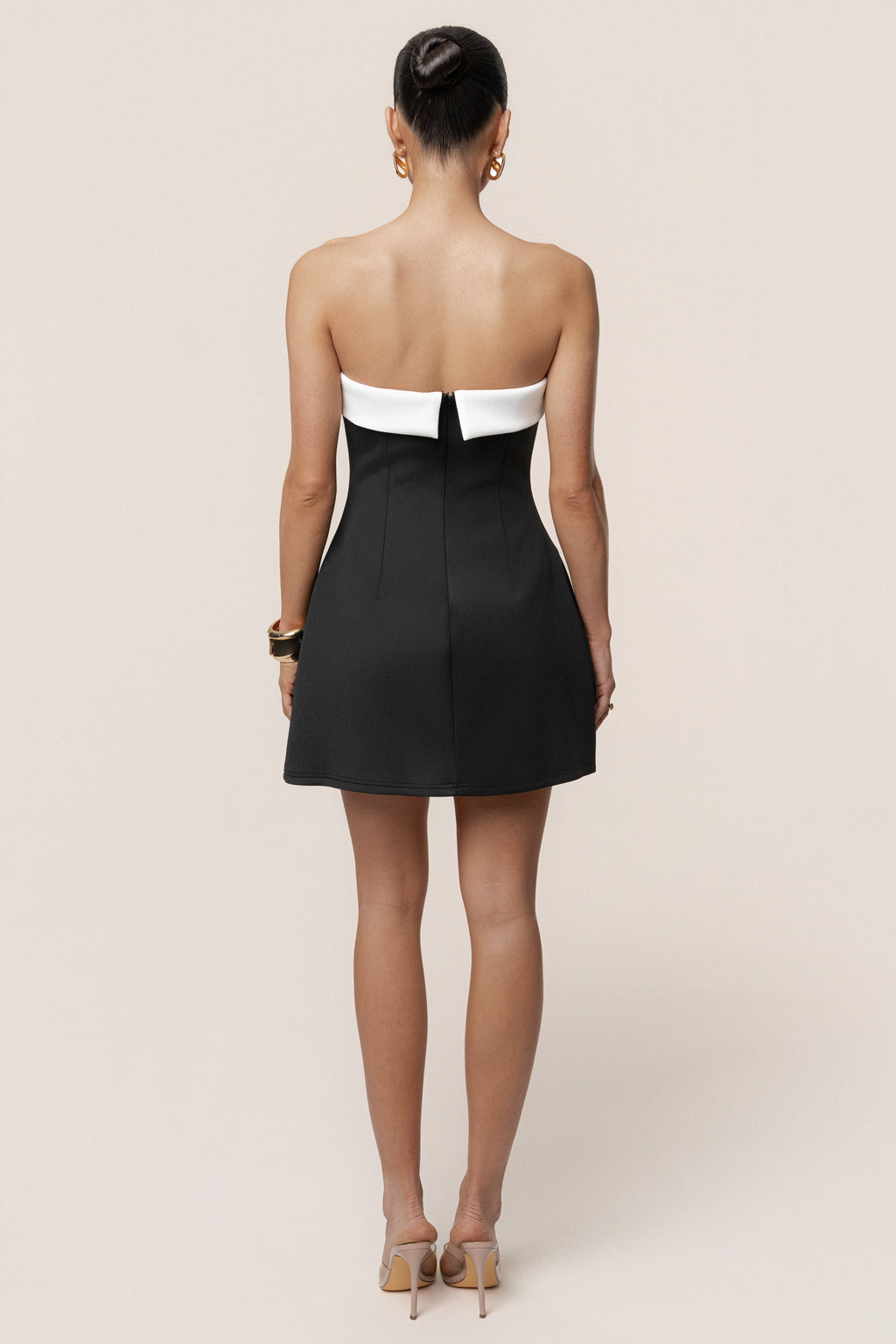 Black Midnight Toast Mini Dress