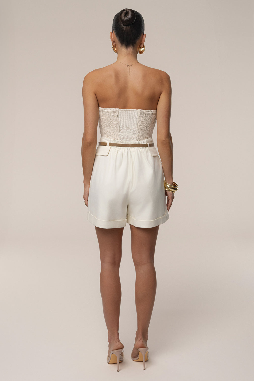 Ecru Serene Coast Texture Bodysuit