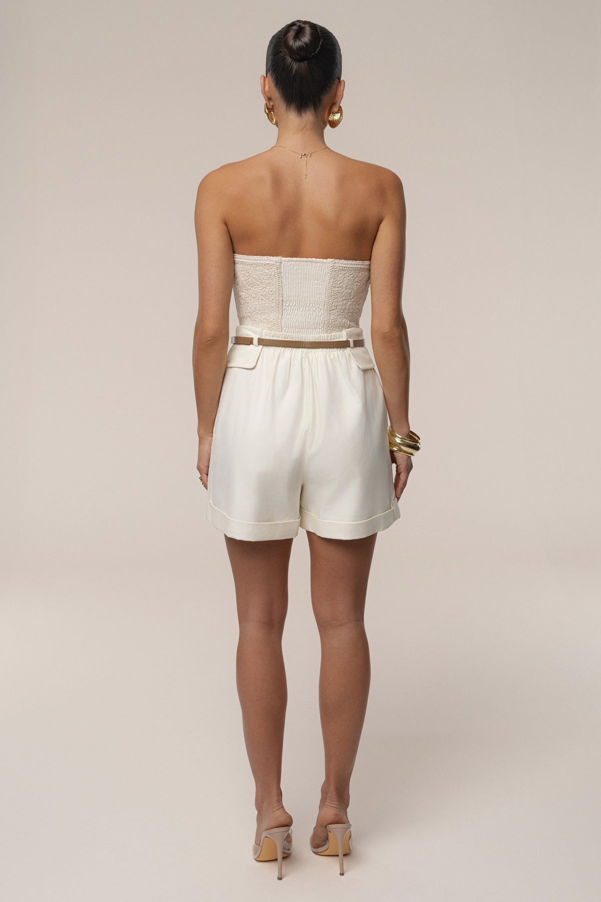 Ecru Serene Coast Texture Bodysuit
