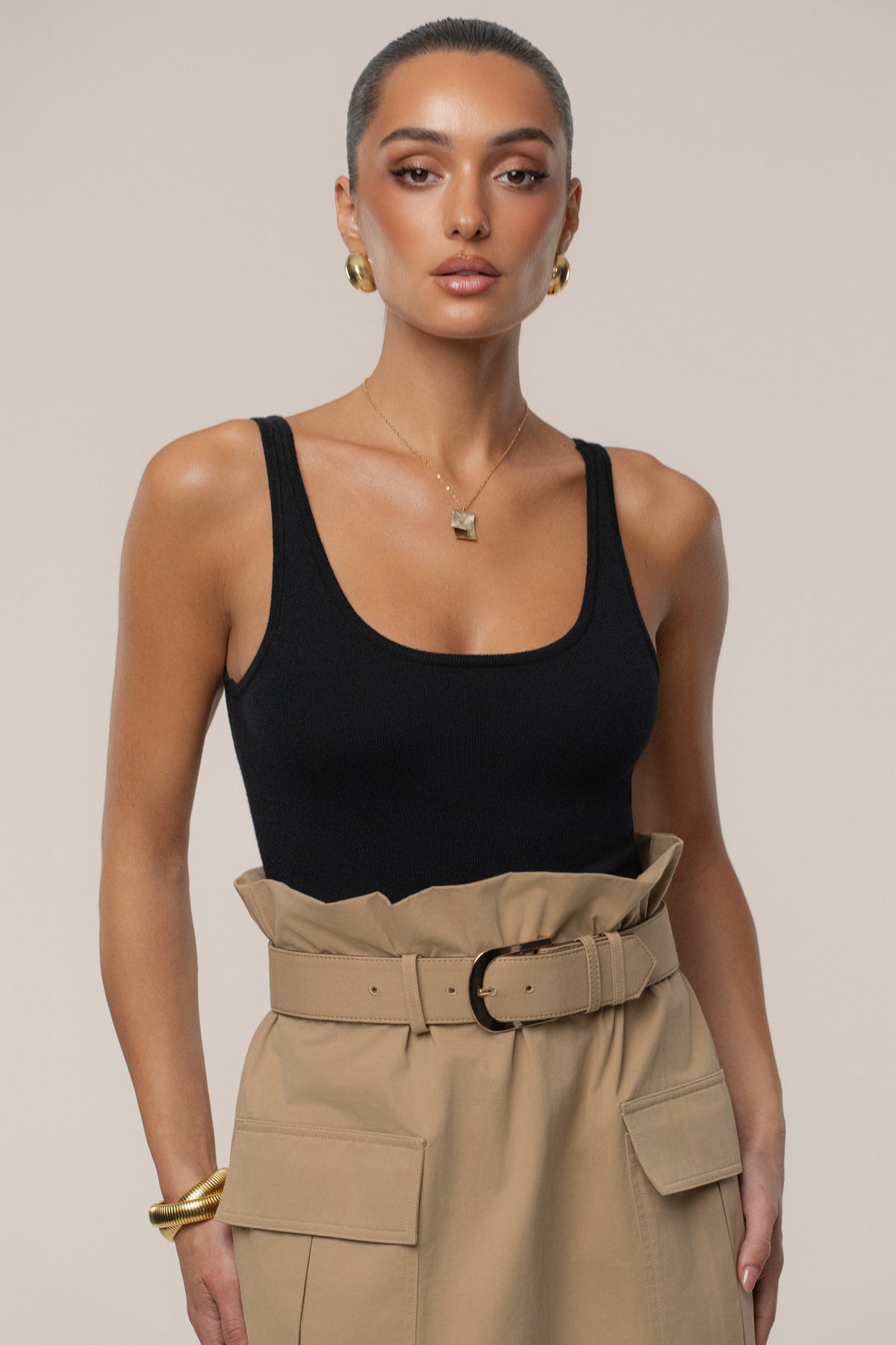 Black Romi Knit Bodysuit