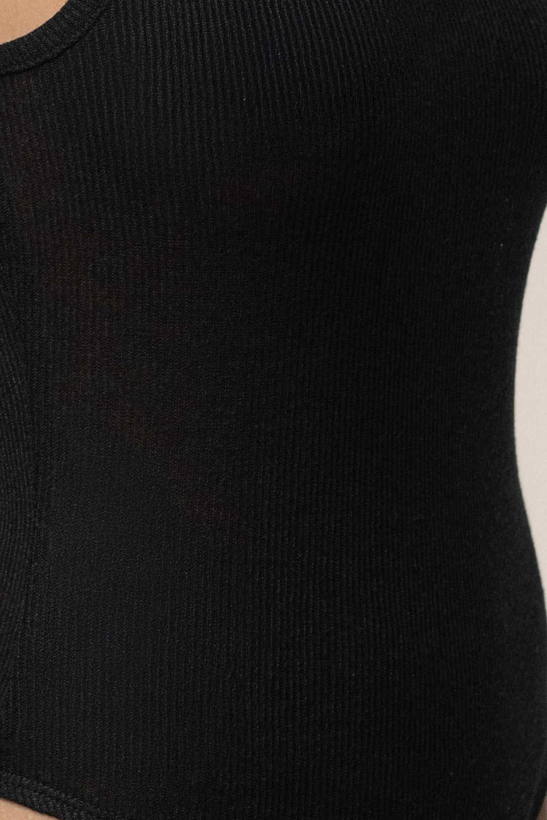 Black The Basis Knit Bodysuit