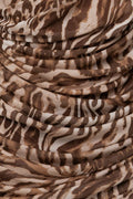 Leopard Late Hour Plunge Mini Dress