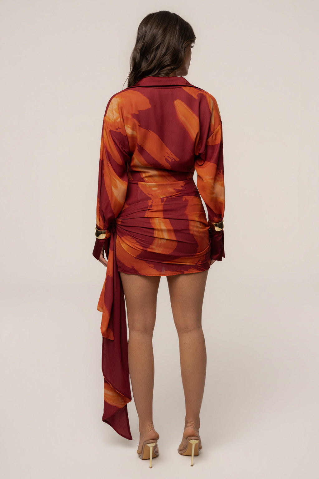 Crimson Dusk Midnight Confidence Mini Dress