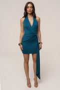 Teal Sundown Mini Dress