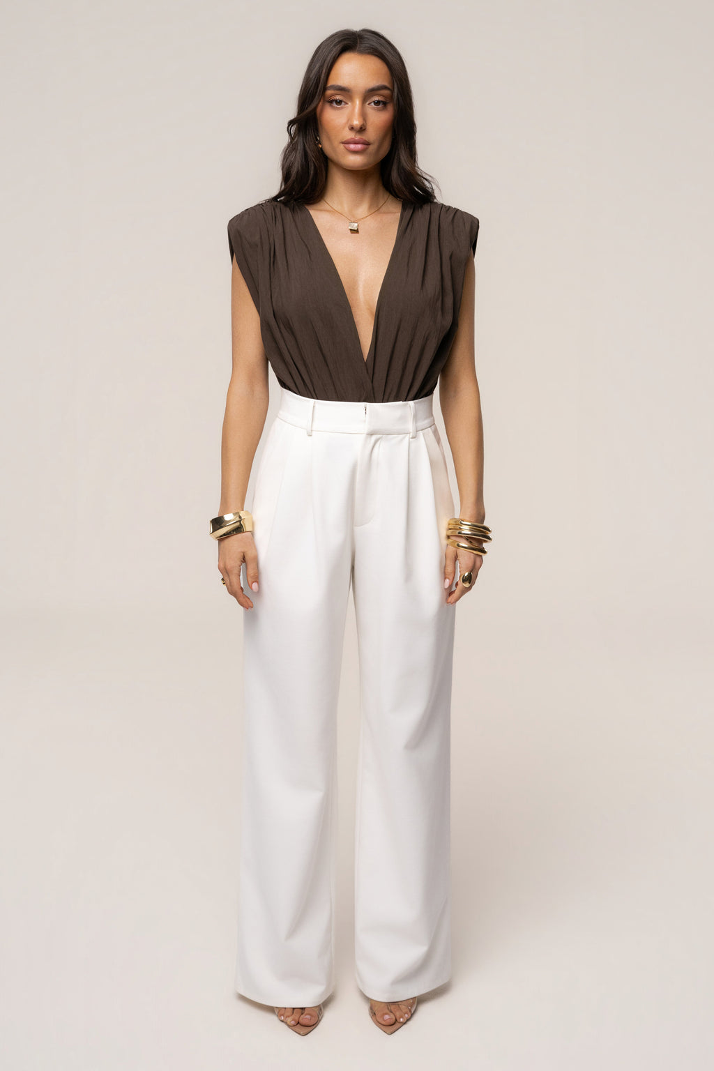 Brown Solar Drift Bodysuit